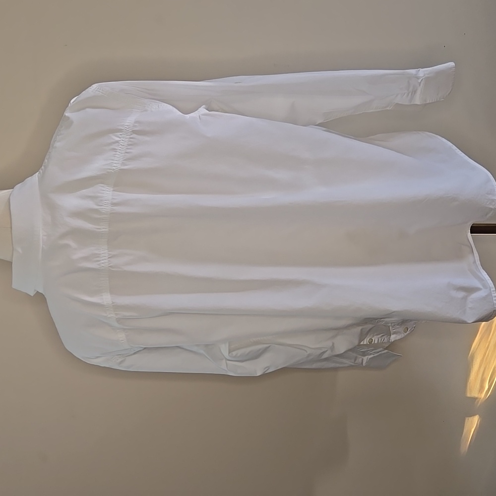 Lauren Ralph Lauren White Button Down Roll Tab Utility Shirt Casual Preppy 1X - Picture 4 of 7